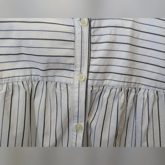 GAP Striped Shirt in White and Blue - Picture 6 of 10